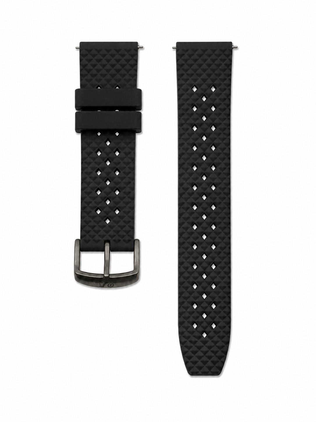 Bracelet Rubber Noir 22 mm