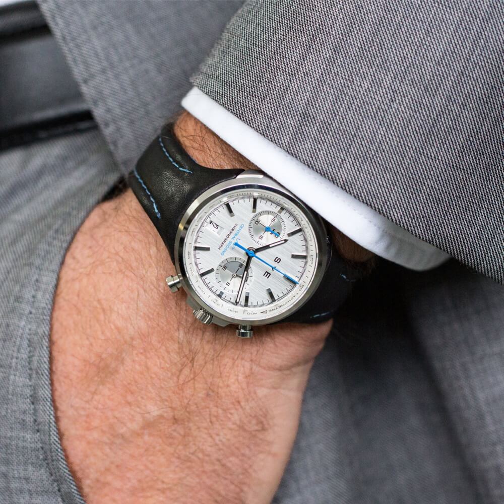 MOT1ON Chronograph Silver]