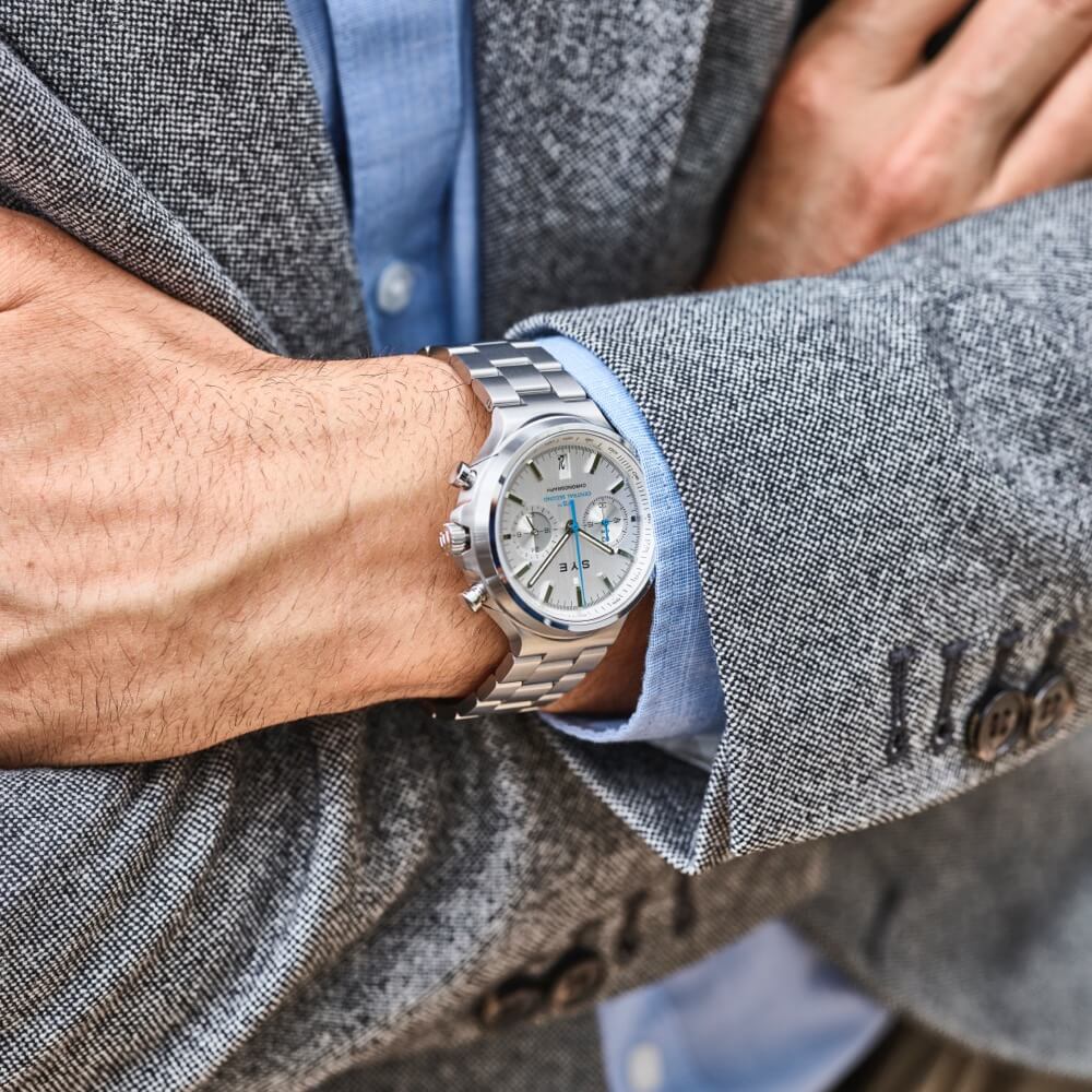 MOT1ON Chronograph Silver]